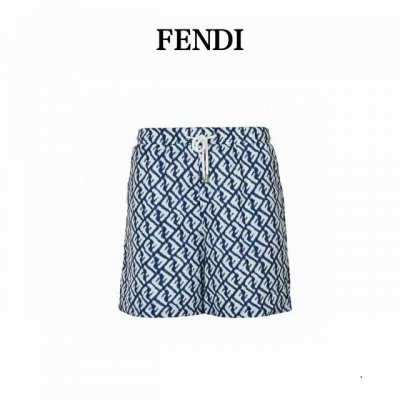fendi 芬迪 24Ss Ff满印短裤 进口高支高密的全棉梭织面料 通体老花图案元素 采用德国原装进口数码直喷机械设备 全件满印印后再做渗透工艺 特用红外线定