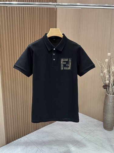 fendi 芬迪 春夏经典时尚翻领 Polo衫短袖 贸易公司渠道订单，官网同步发售，简约大气，时尚百搭，品相更是无法挑剔更不易褪色彰显出别样的风味 码数：M-3