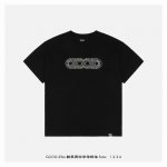 good Brand 25Ss 酷黑亮钻字母短袖 定制 G新疆长绒棉定制胚布 重磅肌理感+抗皱垂坠 全自动定位烫钻技术 闪闪的精致好看 简约的字母颜值非常高 非