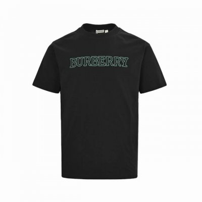 burberry 巴宝莉 25Ss 塌塌米刺绣字母短袖 面料采用240克重精梳棉 定制1*1螺纹 成衣两遍水洗处理 面料舒适亲肤无异感 定制定染面料 纺织密度高