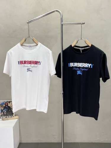 Burberry巴宝莉独家专供新款原单男士休闲短袖 高端定制 高版本 时尚百搭爆款进口面料 手感超柔软细腻 穿着亲肤舒适 高端精品 代工厂p精细做工 上身非常赞