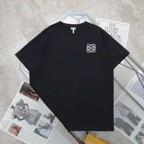 上新120【纯原臻品 顶级复刻】 - Loewe/罗意威·新款小标刺绣Logo休闲圆领短袖T恤 - 货号：308 - 颜色：黑色 白色 - 购入原版开模打造，全