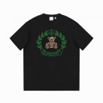 款号：E13 Burberry 巴宝莉 23Ss 小熊及Logo白墨压花工艺 原版面料 官方同款 Ss新款Bbr短袖T恤， 定制260G精梳棉盖棉 手感非常柔软