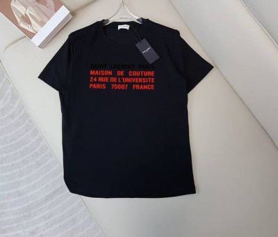 ys*新款植绒字母Logot-Shirt 定制纯棉面料 柔软舒适 亲肤透气 采用植绒字母点缀 洋气百搭 减龄必备款 最高品质 欢迎对比 白色 红色 黑色 Sml