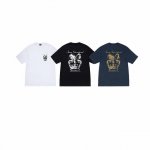 款号Xb2092# Stussy斯图西 Ss25 狗狗皇冠短袖T恤男女同款 230克纯棉圆筒布版型 两侧面不带缝线 正确版本与正品相同。区别市场通货。 颜色：白