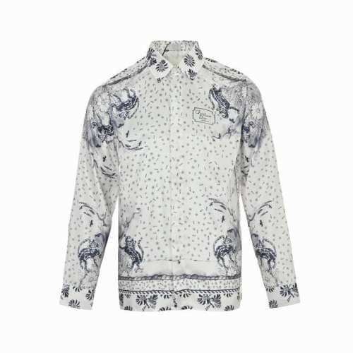 dior 迪奥 25Ss Hyltonnel联名款动物花绘桑蚕丝衬衫 2025 Dior新款衬衫来自 Dior And Hylton Nel 联名系列，展现了对
