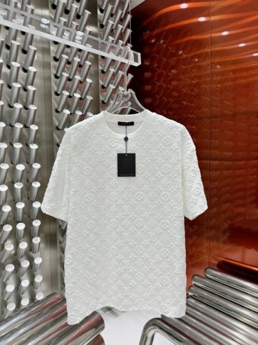 顶级最高版本 Lv路易威登Louis Vuitton 驴家1V 经典满印提花图案字母半袖T恤短袖 男女同款 情侣款 宽松版型 最高版本 原版面料 高版本 高品质