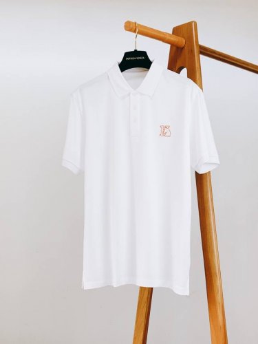 hermèS 爱马仕 2025Ss春夏新品 起脚珠地翻领短T。 非常规面料裁剪缝制 , 像毛衣一样横机提花织造！ 进口丝光棉纱线, 厚度和常规珠地一样 ,凉爽透