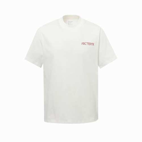 9018# 顶级版本 官网品质 -Arc’Teryx 始祖鸟 5 前幅印花后幅小鸟发泡重工艺圆领短袖T恤 -购入原版开模打造，定制侧标，下摆双窄针平车，细节决定