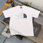 上新 款号：Dg25639 2025新款The North Face北面Tnf涂鸦字母图案Logo印花休闲情侣短袖T恤，经典图案设计，朋克不羁！！采用250G克