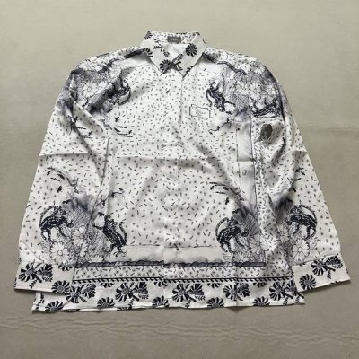 Dior植物元素长袖衬衫