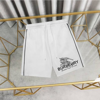 Burberry 巴宝莉印花纯棉卫裤短裤五分裤 1:1对版面料380克毛圈高克重百分百纯棉 提前做过预缩水1×1双纱洗一辈子都不会变形的 男女同款 官网细节 字