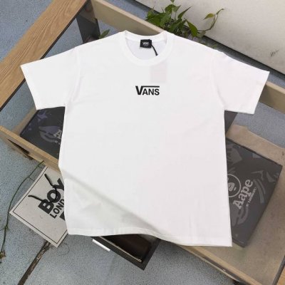 上新 款号 Tx359 2025新款Vans万斯联名迪士尼维尼熊跳跳虎图案Logo字母印花休闲情侣短袖T恤 轻奢高级 上身效果 绝绝子 采用250克纯棉面料 全