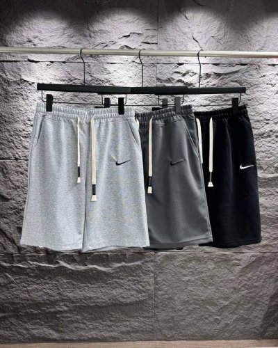 供 2025夏季新款Nike刺绣小标抽绳纯棉五分裤耐克短裤 经典刺绣小标百搭运动休闲抽绳五分短裤 刺绣小标立体有型 精致高密！高端口袋设计 三针五线，吊牌水洗，