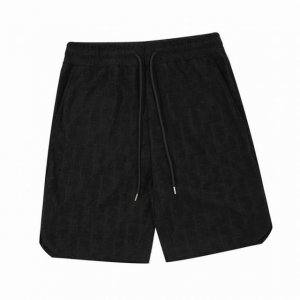 迪奥 Dior 夏季新款 经典满身字母暗纹提花休闲短裤 定织定染毛巾绣提花面料 克重360G面料 裁片点位非常耗时 男女同款 color: 黑色 白色 蓝色 s