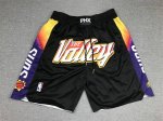 款号K150 顶级刺绣版本 太阳队城市版口袋裤篮球短裤 Just Don Nba 球队球裤系列单品 -定制优质网眼布面料，Dri-Fit 技术导湿速干， 防静电