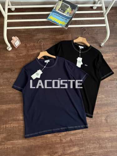 鳄鱼Lacoste法式优雅图腾 25Ss正肩T恤 殿堂级3D刺绣工艺 重工双色丝线勾勒鳄鱼灵韵 法国原版针织密纹布 里维埃拉美学体系再生 正肩黄金分割剪裁 微光