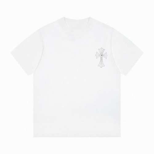 chromehearts 克罗心 25Ss圆领T恤 原版面料 官方同款 短袖T恤 定制280克同缸染面料 手感非常舒服 春夏最新砖柜同步 时尚又个性 超级百搭好