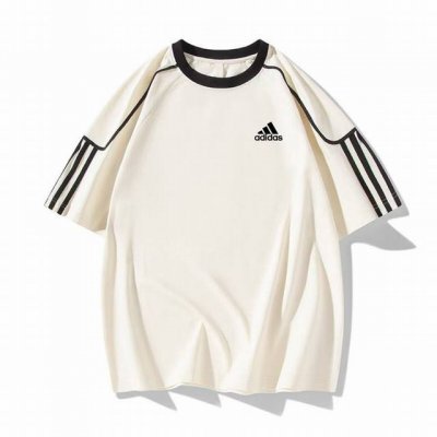 上新 Adidas 阿迪达斯三叶草 夏季专柜同步发售经典款高克重纯棉圆领套头短袖T恤上衣 甄选260G精梳棉纯棉面料，区别市场廉价货，定制螺纹领口，胸前三叶草经