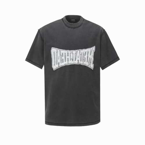1206# 巴黎世家官网同步25Ssbalenciaga宽松版本水洗炒花工艺.贴布字母绣花.反面做工.男女同款. 码数：1.2.3.4