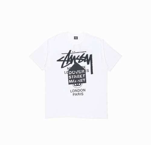 1126款斯图西Stussy高品质短袖，260克双纱面料，现货可报，宽松版型，最大穿到220斤都行，码数Mlxlxxl，颜色：黑色，白色，藏蓝色