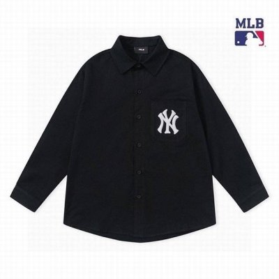 上新 高品质 Mlb新款梭织大Logo老花衬衣 男女同款，前面大标采用万针刺绣，后背标志性大Logo很有设计感，日常通勤随便穿搭都很Nice，面料轻薄舒适，四季