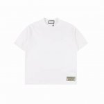 gucci 古驰 25Ss 下摆标签短袖T恤 面料采用定制240G 26支特滑双股精棉平纹高密无尘全棉布料 前幅高密度加厚 走线平整 代工品质 全套定制辅料 尺