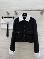 Chane2p黑白撞色斜纹软呢外套 高级优雅 原版开发 高品质定制 现货首发Size：36 38 40