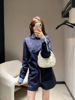 Miu Mi* 25Ss春夏新款 学院风蓝色格子衬衫+短裤套装丨独家高版出品 极简主义风法式优雅的慵懒风 休闲又时髦塑造极具辨识度的复古学院风穿搭 走在街上吸睛