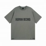 Balenciaga 巴黎世家2025 Ss 正面以Human Being艺术鬼裂印花做旧磨烂短袖T恤. 本市场No.1的质量 真正天花板品质 全部原版开发注意