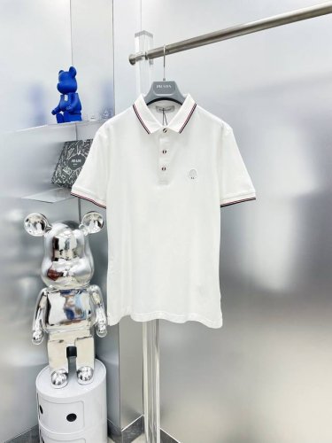 Mon*蒙口 2025Ss夏季新款刺绣徽标翻领polo衫短袖 M 经典商务 高端男装的天花板级别的商务男款！ 简约时尚大气不失优雅，单穿内搭体面过人，品质控 细