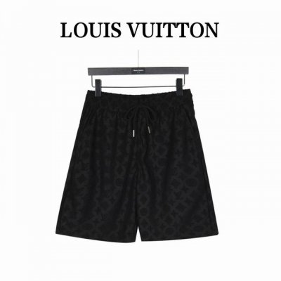 Louis Vuitton 路易威登 25Ss 满印老花提花凹凸套装短裤 原版开模。定制360G毛巾面料，定制的人造丝。61%粘胶纤维，32%锦纶，7%棉纶。
