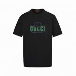 Gucci 古驰 25Ss 硅胶字母印花短袖 面料经过2次高温缩水固色 不变形不缩水不起球 26支280G紧密双纱面料 配320G双纱拉架十字紧密高克重螺纹 螺