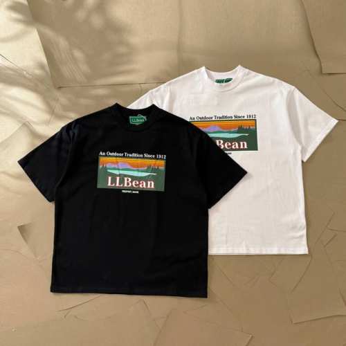 l.L.Bean×Beams山水风景印花短袖 517 Ll Bean是美国知名户外用品品牌 ，1912 年创立于缅因州弗里波特 Freeport, Maine