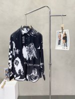 chrome Hearts克罗心独家专供新款男士休闲衬衫 高端定制 高端版本 时尚百搭爆款进口面料 手感超柔软细腻 穿着亲肤舒适 高端精品 代工厂P精细做工 上