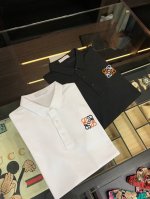loewe罗意威 小刺绣 2025年夏季男士新款翻领短袖Polo衫，定制面料 透气舒适度高，细节无可挑剔，品牌元素设计理念，体现高品质。手感细腻柔软！呈现休闲裁