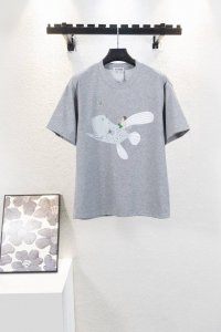 顶级版本 款号K470 Loewe罗意威鲸鱼印花刺绣短袖 面料：规格采用实打实280G 100%纯棉 针织内的兰博基尼，定织定染！属于高敏感特殊色 我们对面料的