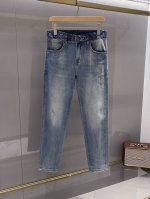 p270 Dc牛仔裤 25Fw春夏季新品系列！-Loui*S男款休闲高端品质蓝色牛仔裤 ，专业大工厂砂洗面料柔软，奢潮系列高街特别酷，高端品质时尚休闲水洗工艺牛