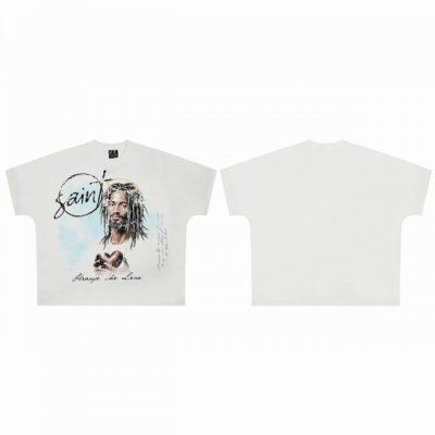saint Vintage 美潮特殊版型连体袖爆款短袖T恤 p价： 码数：M L Xl 款号：2155 颜色：白色