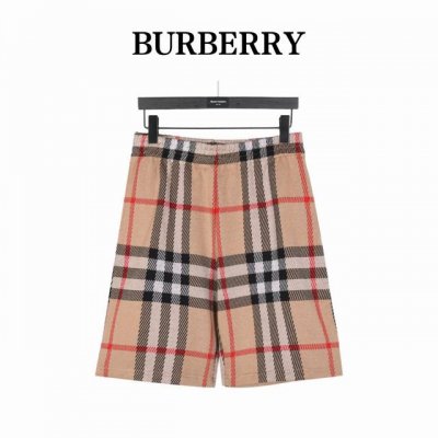 Burberry 巴宝莉 格纹针织套装短裤 原版短裤5900，72%羊毛28%化纤，原版三种颜色定染纱线。 12针进口电脑织机，三种纱线交织在一起形成的颜色还原