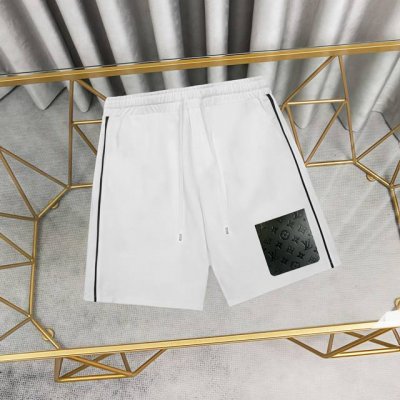 Louis Vuitton 路易威登皮标口袋短裤 1:1对版面料380克毛圈高克重百分百纯棉 提前做过预缩水1×1双纱洗一辈子都不会变形的 男女同款 官网细节
