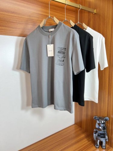 Dior 迪奥 2025年春夏新品上新 三标齐全 冰潮棉圆领短袖T恤 好货不用过多介绍 看细节 专柜码数 M-Xxxl 175 140建议L