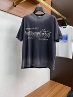 巴黎世家 25Ss早春新款 字母烫钻短袖 轻奢主义 男女日常通勤穿搭必备单品 尺码：S-Xl