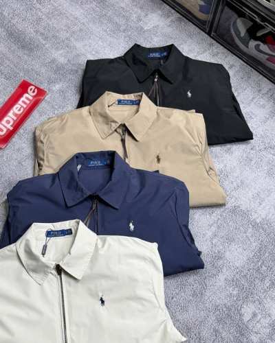 210（实拍细节图）Ralph Lauren拉夫劳伦Polo官网明星男女同款男装老钱风老干部立领工装哈灵顿防水夹克外套 货号：Rl18552 拉夫今年杀疯了 各