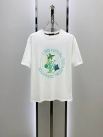 lv2025夏季新款短袖T恤，个性艺术系列全网独家首发 百搭款细节处理完美纯棉面料十分精致 原版面料 网红明星同款高版本 高品质手感非常舒服 时尚又个性 超级百