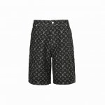 louis Vuitton 路易威登 Fa满印珍珠扣老花牛仔短裤 高端定制1:1面料 字母立体高度清晰 原版定制里布 小牛皮卡扣 金属独家定珍珠扣 镭射字母 高