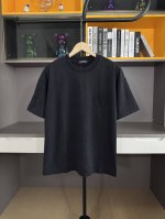 130 ch高版本克罗心Chrome Hearts 2025春夏新款十字贴布水洗短袖T恤，面料：26支双纱 320克重，十字贴布绣花，3D刺绣 印花工艺：贴布绣