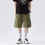 hazzys 哈吉斯 夏季新款户外运动休闲宽松工装短裤 高性价比款、优选高支数面料，防泼水效果、丝毫不影响透气，更耐磨防撕裂宽松的工装风格，松紧腰配卡扣腰带双侧