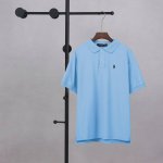 ralph Lauren拉夫劳伦Polo翻领胸口小标刺绣短袖 码数：S M L Xl 价格P： 颜色：天蓝色 夏日型格必备，拉夫劳伦翻领短袖，经典与质感的完美融