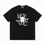 款F18 罗意威 八条腿可以抓住你的心吗？罗意威Loewe X Suna Fujita # 今天一起踏入本季深海系列 章鱼的王国T恤罗精致刺绣25早春新款圆领宽